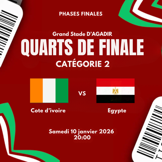 Quart de finale – 🇨🇮 Côte d’Ivoire – 🇪🇬 Égypte